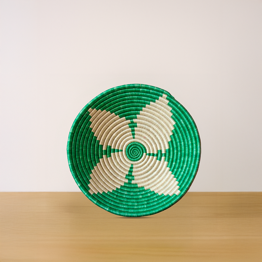 Verdant Cross Woven Bowl